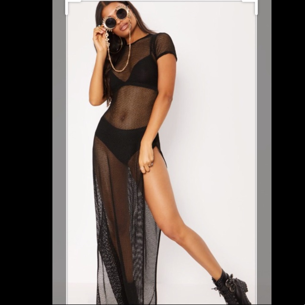 👺Beautiful long see through goth dress👺